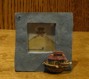 Boyds Mini Frame #4002 THE ARK, nuovo con scatola dal nostro negozio al dettaglio, contiene 1 foto da 3/8" - Foto 1 di 2