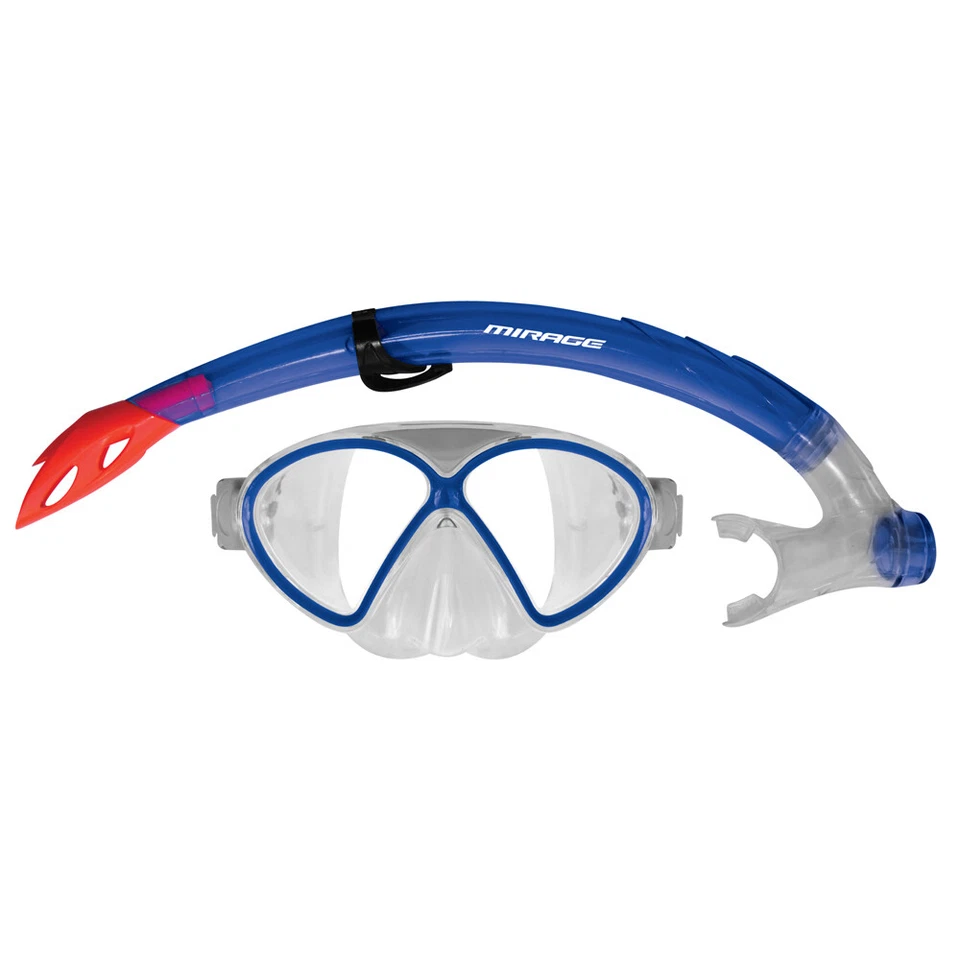 Mirage Comet Junior Dive Mask and Snorkel Set Blue