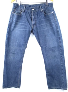 Pantalones de mezclilla Levi’s 514 pierna recta para hombre 36x30 azul grunge ropa urbana - Imagen 1 de 7