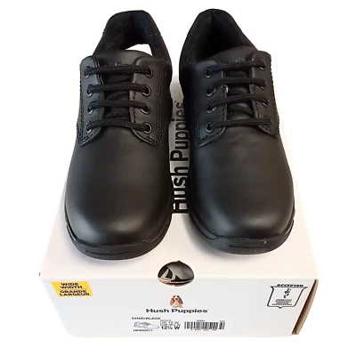 Hush Puppies Niños Unisex Chad Oxford, Negro, 12.5 Niño Pequeño Foto 1 de 4