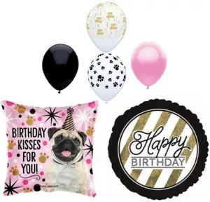 6 PALLONCINI nuovi BACI CUCCIOLO cane CARRELLO compleanno FESTA regalo DECORAZIONE bomboniera POOCH - Foto 1 di 1