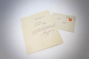 Brief 1933 mit Original Unterschrift des Wilhelm Prinz von Preußen Sehr selten - Bild 1 von 6