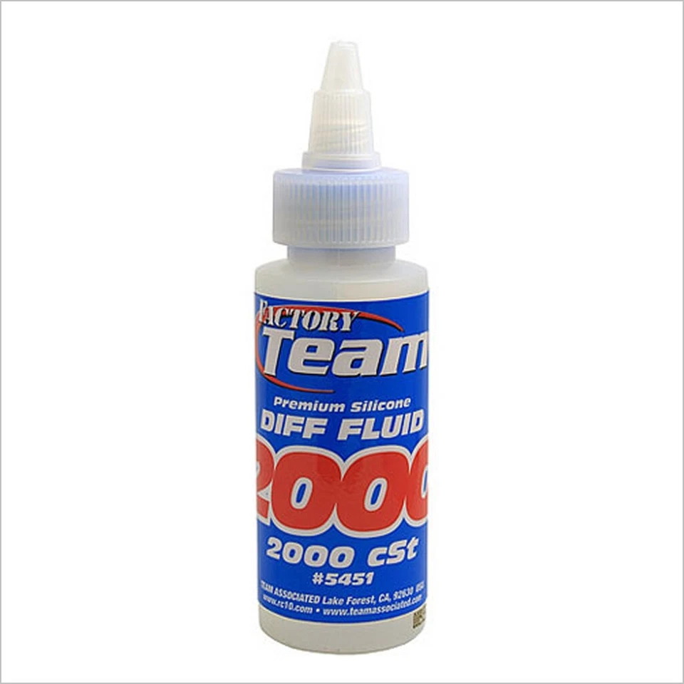 Silicone Diff. Oil Fluid 2000 cSt #5451 (RC-WillPower) Team Associated RC8B3e - Image 1 of 1