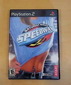 Saturday Night Speedway PS2 2004 CIB Complete Tested & Working New Condition 