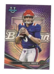 2022-23 Bowman's Best University Graham Mertz lila Einsatzkarte/250 Florida - Bild 1 von 2