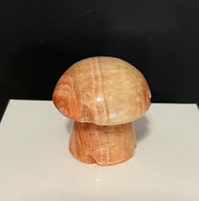 Vintage Onyx Stone Mushroom Figurine