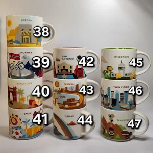 Starbucks Destination Mug 14 Oz You Are Here/ Collector/ Discovery Series - Picture 1 of 112