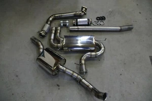 Audi s2 coupe quattro exhaust system stainles steel 70mm - Bild 1 von 10