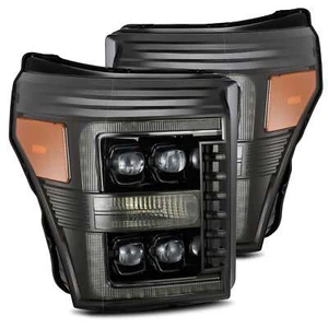 For 2011-2016 Ford F Series Super Duty LED Projector Headlights AlphaRex Black - Bild 1 von 8