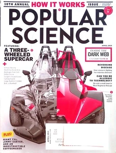 Popular Science Magazine April 2015 A Three Wheeled Supercar, 10th Annual Issue - Imagen 1 de 2