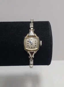 Vintage 14K White Gold Hallmark Swiss Watch  - Picture 1 of 11