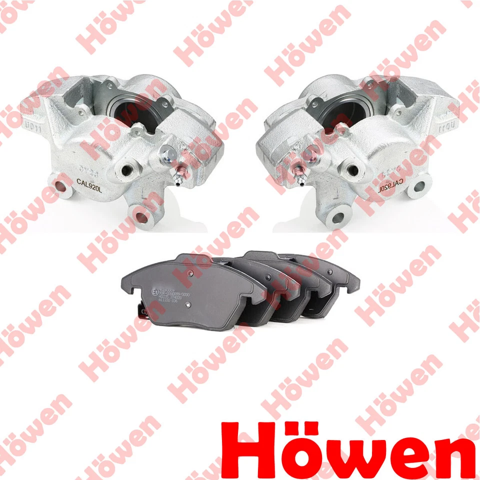 Se adapta a MG MGB 1962-1980 1,8 pinzas de freno totalmente nuevas + pastillas delanteras Howen Foto 1 de 1