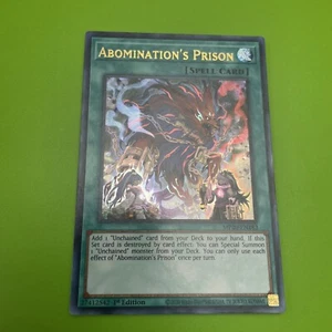Yugioh Abomination’s Prison MP20-EN182 Ultra Rare 1st Ed NM Card - Picture 1 of 3