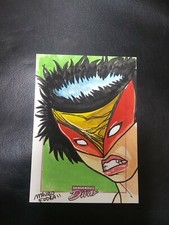2010 Marvel Dangerous Divas Sketch Card Sketchafex 1/1