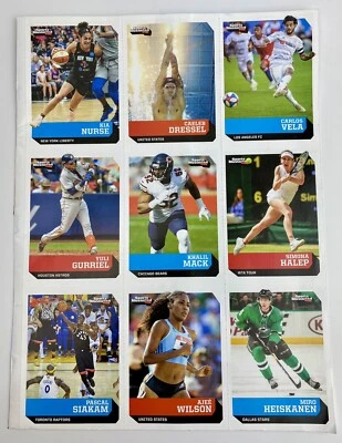 Caeleb Dressel 2019 SI for Kids Uncut 9 Card Sheet USA Swimming Olympics Gold - Image 1 of 4