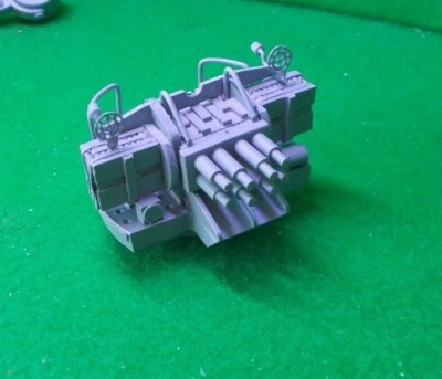 BATTLECRAFTS 8 Barrelled Pom Pom in 1/96 scale. Model Boat Fittings.