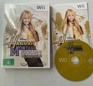 Hannah Montana Spotlight World Tour - Nintendo Wii PAL Wii U With Manual - Picture 1 of 1