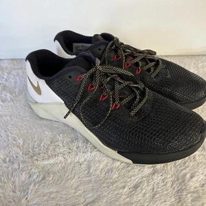 Nike Women’s Metcon 5 , A02982-076, Sz 7.5, Black/Gold / White - Picture 1 of 13