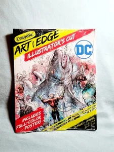 Crayola Art with Edge DC Coloring Book Illustrator's Cut-Sealed and Brand New!! - Picture 1 of 3