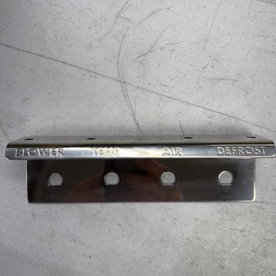 Stainless 1953 1954 1955 1956 Ford Truck F100 Heater Control Bracket - Image 1 of 2