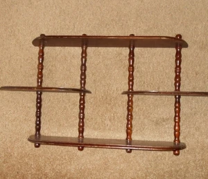 Vintage seltenes Sammlerstück Antik Stil Kurioser Schnickschnack Wandregal Holz - Bild 1 von 11