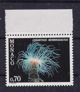 MONACO Europa Jahrgang 1980 Freimarke Fauna Zylinderrose Blumentiere Mi 1457 ges - Picture 1 of 1