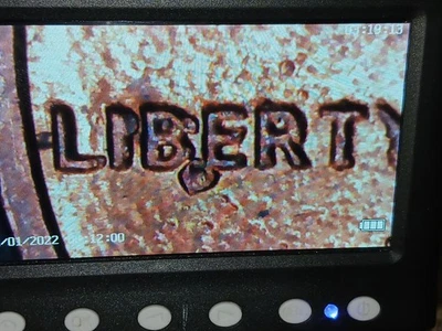 1982 No Mint Mark Double Die Anverse Lincoln Cent Mint Error DDO On Liberty - Imagem 1 de 4