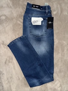 Pantalones de mezclilla para hombre 7 for allhumanity paxtyn 33 - Imagen 1 de 5