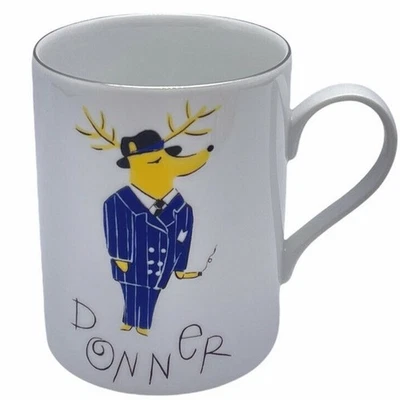 Taza Pottery Barn Reno Donner Navidad Vacaciones Café Taza de Té Retirado Japón Foto 1 de 4