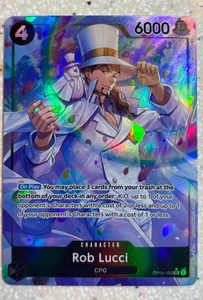 Rob Lucci (093) (Alternate Art) OP05-093 Awakening of the New Era Foil - Picture 1 of 2