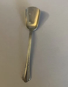 Antico cucchiaio da zucchero placcato argento Racebrook "Lynbrook" 1937 6" - Foto 1 di 4