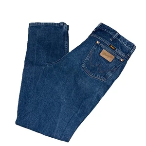 Vintage Wrangler Cowboy Cut Jeans Herren 35X34 Blau 936PWD - Bild 1 von 10