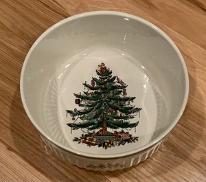 Spode Christmas Tree Imperial Ofen zum Tisch runde Auflaufform Backform - Bild 1 von 11