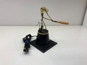 Vintage GORDON BRADT Kinetic Sculpture Baseball Player Works Great - Picture 1 of 4