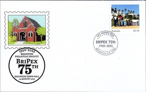 2025 Australia BRIPEX 75th Cover With Special Postmark Of The Day, New - Bild 1 von 1
