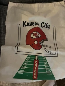 Vintage 1990er Innovo, Inc. Kansas City Chiefs Wäschesack, nie benutzt, RAR - Bild 1 von 2