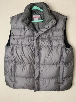 Columbia Vest Mens Size XL Gray Convert MTN Transit Down Puffer Quilted - Image 1 of 4