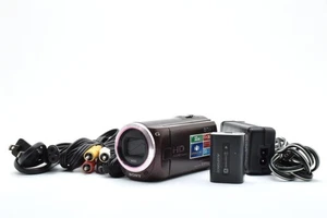 SONY HANDYCAM HDR-CX390 Brown HD Camcorder Digital Video Camera Tested - Picture 1 of 13