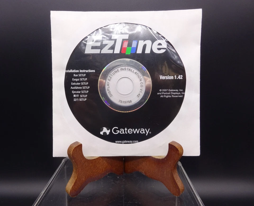 Software de computadora EzTune Gateway versión 1.42 2007 solo disco Foto 1 de 1