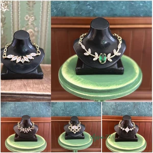 1 juego de miniaturas vintage hechas a mano para casa de muñecas a escala 1:6 joyería decoración de 11,5" pulgadas - Imagen 1 de 23