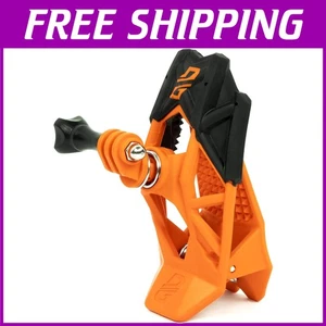 GoPro Helmet Mount | Osmo/Insta360 Clamp | Action Orange - Picture 1 of 11