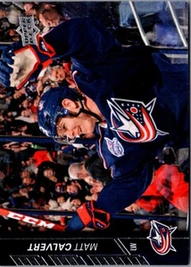 2015 Upper Deck Matt Calvert #54 Columbus Blue Jackets Hockey Card - Picture 1 of 2