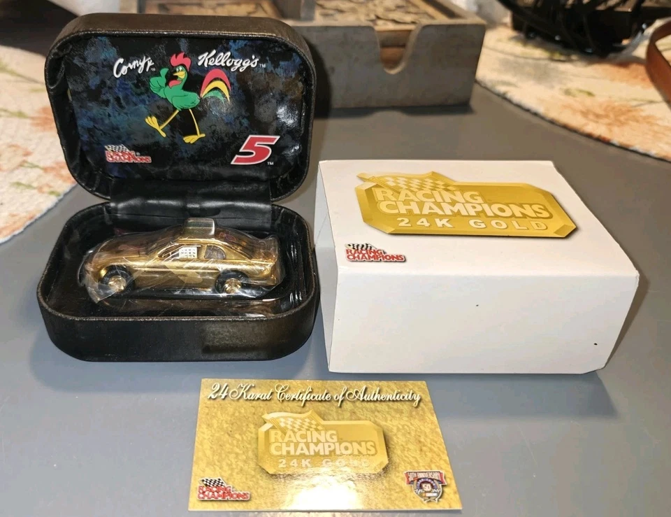 Terry Labonte #5 Kellogg's Corny 50th Monte Carlo Racing Champions 24K Gold 1:64 - Image 1 of 1