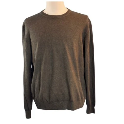 Made in ITALY ETRO 100% Wool Crewneck Pullover Sweater Lighter Weight Browns 2XL - Image 1 of 4