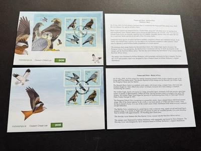 Ирландия 2010 FDC (2010-14) + хищные птицы #11891-94 + 1894a + Mullarney кэши X2 - Изображение 1 из 2