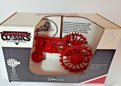 SCALE MODELS Farmall F-12 FG-ZSM838 Narrow Front Tractor  1:16 SCALE - Image 1 of 4