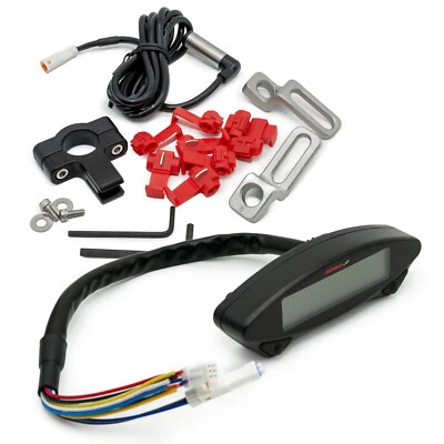Digital Tacho KOSO DB EX-02 Tachometer Universal mit ABE Motorrad Roller Quad - Bild 1 von 4