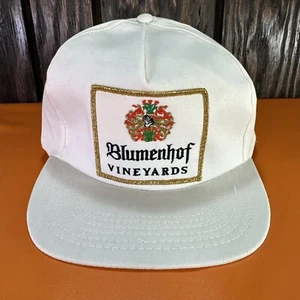 Vintage Blumenhof Weinberge Mütze Kappe Druckknopflasche Wein Weingut Dutzow Missouri - Bild 1 von 16