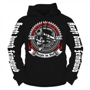 Suéter con capucha para hombre gasolina en sangre sudadera con capucha moto motivo partículas finas - Imagen 1 de 3
