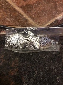Thunderbird Silver Tone Metal Hair Clip Barrette Southwestern Bird New - Picture 1 of 6